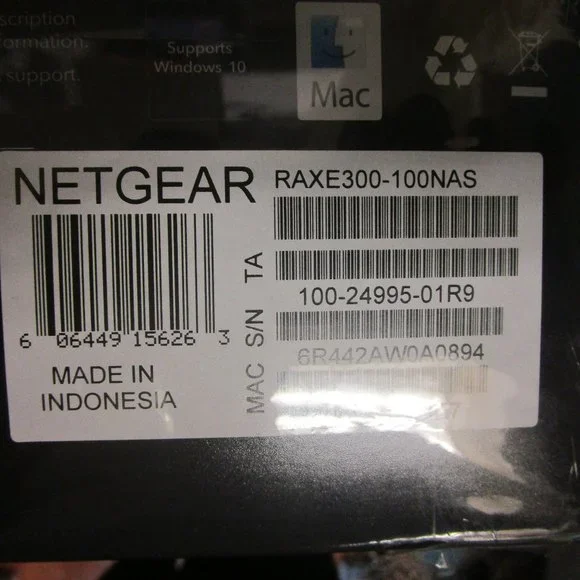 NETGEAR Nighthawk RAXE300 AXE7800 Tri-Band Wifi 6e Router
